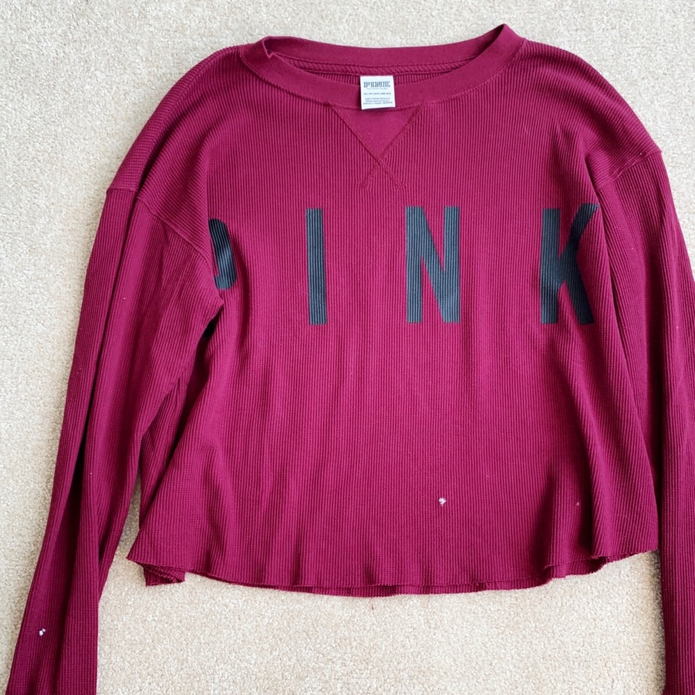 Pink long sleeve shirt